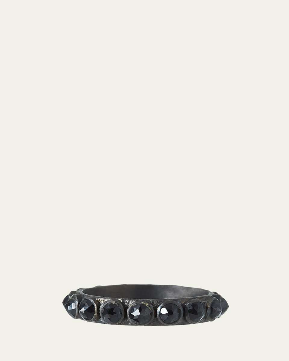 New World Black Stacking Ring